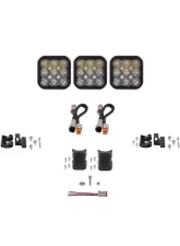 Diode Dynamics SS5 Sport Universal CrossLink 3-Pod Light Bar White Driving                                     - DD7204 - Image 9