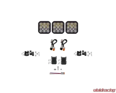 Diode Dynamics SS5 Sport Universal CrossLink 3-Pod Light Bar White Driving - DD7204