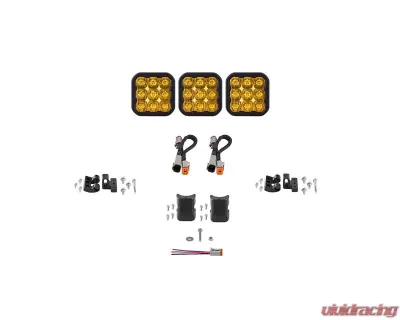 Diode Dynamics SS5 Sport Universal CrossLink 3-Pod Light Bar Yellow Driving - DD7205