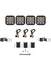 Diode Dynamics SS5 Sport Universal CrossLink 4-Pod Light Bar White Driving                                     - DD7206 - Image 6