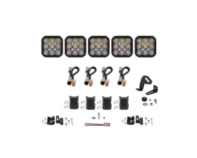 Diode Dynamics SS5 Sport Universal CrossLink 5-Pod Light Bar White Driving