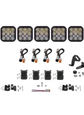 Diode Dynamics SS5 Sport Universal CrossLink 5-Pod Light Bar White Driving                                     - DD7208 - Image 6