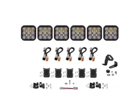 Diode Dynamics SS5 Sport Universal CrossLink 6-Pod Light Bar White Driving