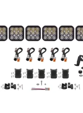 Diode Dynamics SS5 Sport Universal CrossLink 6-Pod Light Bar White Driving                                     - DD7210 - Image 6