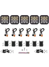 Diode Dynamics SS5 Sport Universal CrossLink 7-Pod Light Bar White Driving                                     - DD7212 - Image 7