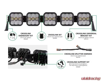 Diode Dynamics SS5 CrossLink Universal Bracket Kit (SET) - DD7216