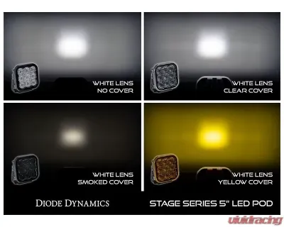 Diode Dynamics SS5 LED Pod Cover Smoked (ONE) - DD7218