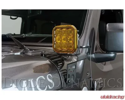 Diode Dynamics SS5 LED Pod Cover Yellow (ONE) - DD7219