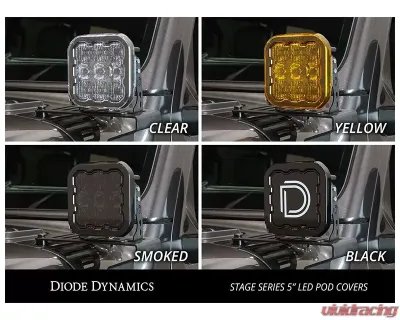 Diode Dynamics SS5 LED Pod Cover Yellow (ONE) - DD7219