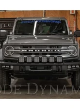 Diode Dynamics SS5 6-Pod CrossLink Grille Light Bar Kit Sport Yellow Combo Ford Bronco 2021-2022                                     - DD7236 - Image 2