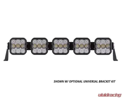 Diode Dynamics SS5 Pro Universal CrossLink 5-Pod Light Bar Yellow Combo - DD7243
