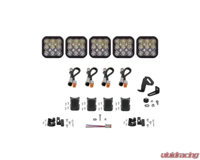 Diode Dynamics SS5 Pro Universal CrossLink 5-Pod Light Bar White Driving - DD7254