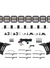 Diode Dynamics SS5 Pro CrossLink Windshield Yellow Combo Light Bar Kit Jeep Wrangler 2018-2022                                     - DD7263 - Image 8