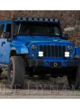 Diode Dynamics SS5 CrossLink Bumper Light Bar Kit Sport Combo Jeep Wrangler JK 2007-2018                                     - DD7274 - Image 3