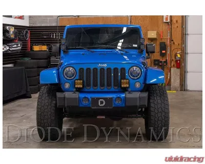 Diode Dynamics SS5 CrossLink Bumper Light Bar Kit Sport Combo Jeep Wrangler JK 2007-2018 - DD7274