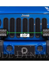 Diode Dynamics SS5 CrossLink Bumper Light Bar Kit Sport Combo Jeep Wrangler JK 2007-2018                                     - DD7274 - Image 5