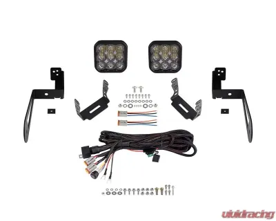 Diode Dynamics SS5 CrossLink Bumper Light Bar Kit Sport Driving Jeep Wrangler JK 2007-2018 - DD7276