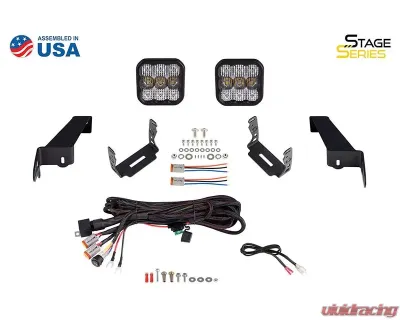 Diode Dynamics SS5 CrossLink Bumper Light Bar Kit Sport Driving Jeep Wrangler JL 2018-2022 - DD7280