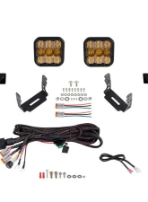 Diode Dynamics SS5 CrossLink Bumper Light Bar Kit Sport Yellow Combo Jeep Wrangler JL 2018-2022                                     - DD7288 - Image 6