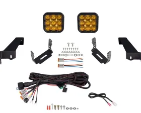 Diode Dynamics SS5 CrossLink Bumper Light Bar Kit Pro Yellow Driving Jeep Wrangler JL 2018-2022