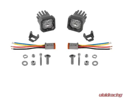Diode Dynamics Stage Series C1R White Flood Standard LED Pod Pair - DD7423P
