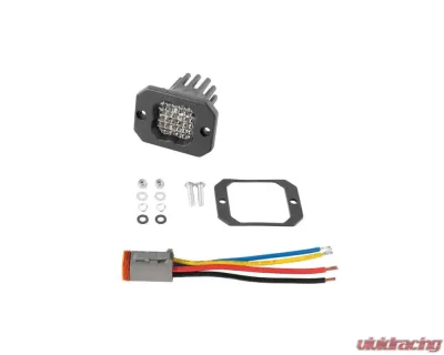 Diode Dynamics Stage Series C1R White Flood Flush Mount LED Pod Each - DD7427S
