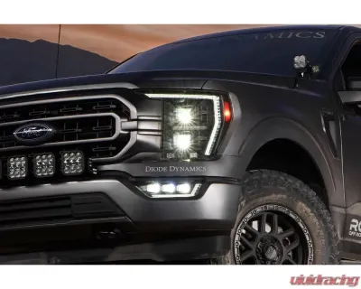 Diode Dynamics Yellow Elite Fog Lamps Ford F-150 2021-2023 - DD5170