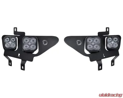 Diode Dynamics SS3 LED Fog Pocket Kit (Yellow Max) Ford F-150 2021-2023 - DD7315