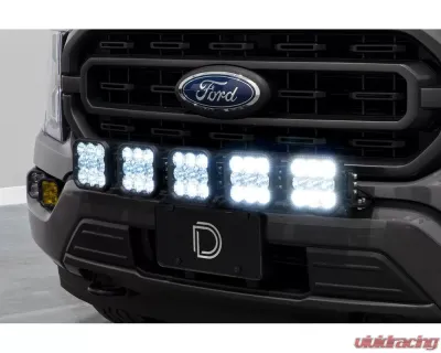 Diode Dynamics SS5 Pro Grille CrossLink Lightbar Kit (White Combo) Ford F-150 2021-2023 - DD7321