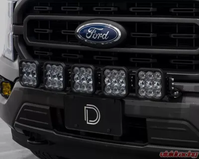 Diode Dynamics SS5 Pro Grille CrossLink Lightbar Kit (Yellow Combo) Ford F-150 2021-2023 - DD7322