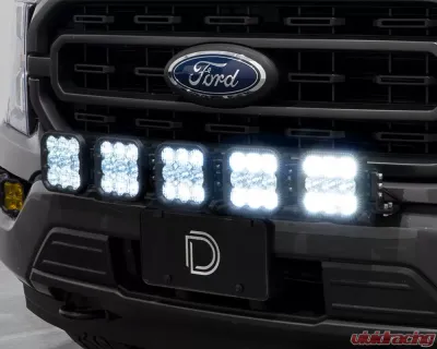 Diode Dynamics SS5 Pro Grille CrossLink Lightbar Kit (Yellow Combo) Ford F-150 2021-2023 - DD7322