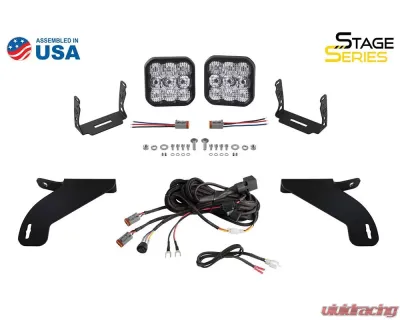 Diode Dynamics SS5 Pro Bumper LED Pod Light Kit (White Combo) Ford F-150 2021-2023 - DD7330