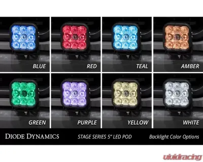 Diode Dynamics SS5 Pro Bumper LED Pod Light Kit (White Combo) Ford F-150 2021-2023 - DD7330