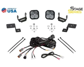 Diode Dynamics Stage Series SSC2 Sport Backlit Ditch Light Kit (Yellow Combo) Ford F-150 2021-2023