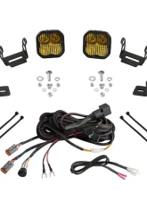 Diode Dynamics Stage Series SS3 Pro Backlit Ditch Light Kit (Yellow Combo) Ford F-150 2021-2023                                     - DD7372 - Image 4