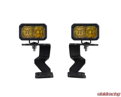 Diode Dynamics Stage Series Ditch Light Kit Yellow Combo Toyota Tundra C2 Sport 2022+ - DD7390