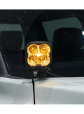 Diode Dynamics Stage Series Ditch Light Kit Yellow Combo Toyota Tundra C2 Sport 2022+                                     - DD7390 - Image 3