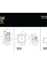 Diode Dynamics Stage Series Ditch Light Kit Yellow Combo Toyota Tundra C2 Sport 2022+                                     - DD7390 - Image 6