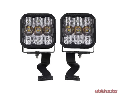 Diode Dynamics Stage Series Ditch Light Kit White Combo Toyota Tundra SS5 Pro 2022+ - DD7399