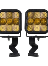 Diode Dynamics Stage Series Ditch Light Kit Yellow Combo Toyota Tundra SS5 Pro 2022+                                     - DD7400 - Image 6