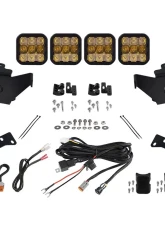 Diode Dynamics SS5 Grille CrossLink Lightbar Kit Yellow Combo Toyota Tundra Sport 2022+                                     - DD7408 - Image 8