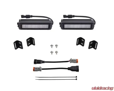 Diode Dynamics SS6 LED Fog Light Kit White Wide Toyota Tundra 2022+ - DD7418