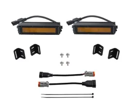 Diode Dynamics SS6 LED Fog Light Kit Amber Wide Toyota Tundra 2022+