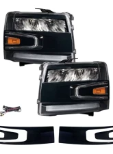 Diode Dynamics  LED Reflector Headlights (Pair) Chevrolet Silverado 1500 | 2500 | 3500 2007-2013                                     - FL0004 - Image 3