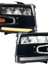 Diode Dynamics  LED Reflector Headlights (Pair) Chevrolet Silverado 1500 | 2500 | 3500 2007-2013                                     - FL0004 - Image 4