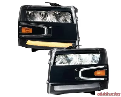 Diode Dynamics  LED Reflector Headlights (Pair) Chevrolet Silverado 1500 | 2500 | 3500 2007-2013 - FL0004
