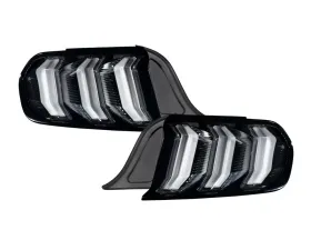 Diode Dynamics Clear LED Tail Lights (Pair) Ford Mustang 2015-2023