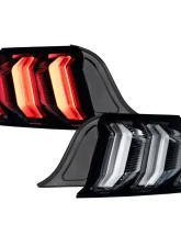 Diode Dynamics Clear LED Tail Lights (Pair) Ford Mustang 2015-2023                                     - FL0006 - Image 2