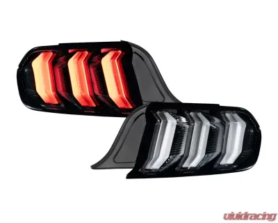 Diode Dynamics Clear LED Tail Lights (Pair) Ford Mustang 2015-2023 - FL0006