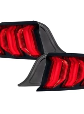 Diode Dynamics Red LED Tail Lights (Pair) Ford Mustang 2015-2023                                     - FL0008 - Image 3